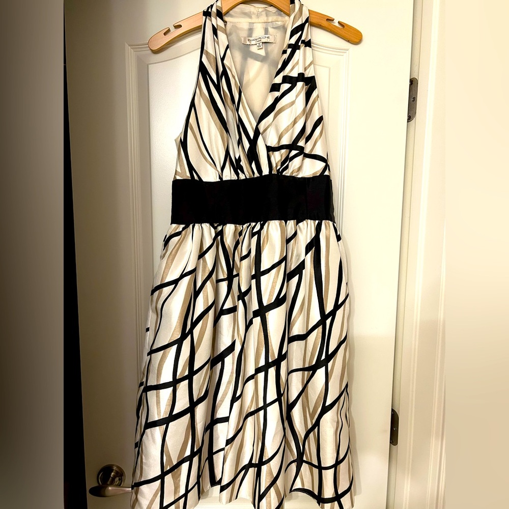 Evan-Picone Dress Geometric Print Size 8